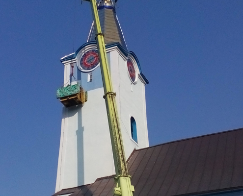 Isokor - Čistenie, náter a impregnácia kostola v Oščadnici