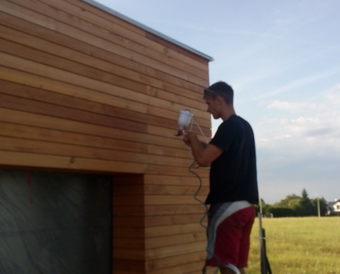 Isokor - Drevená fasáda Bielsko Biala