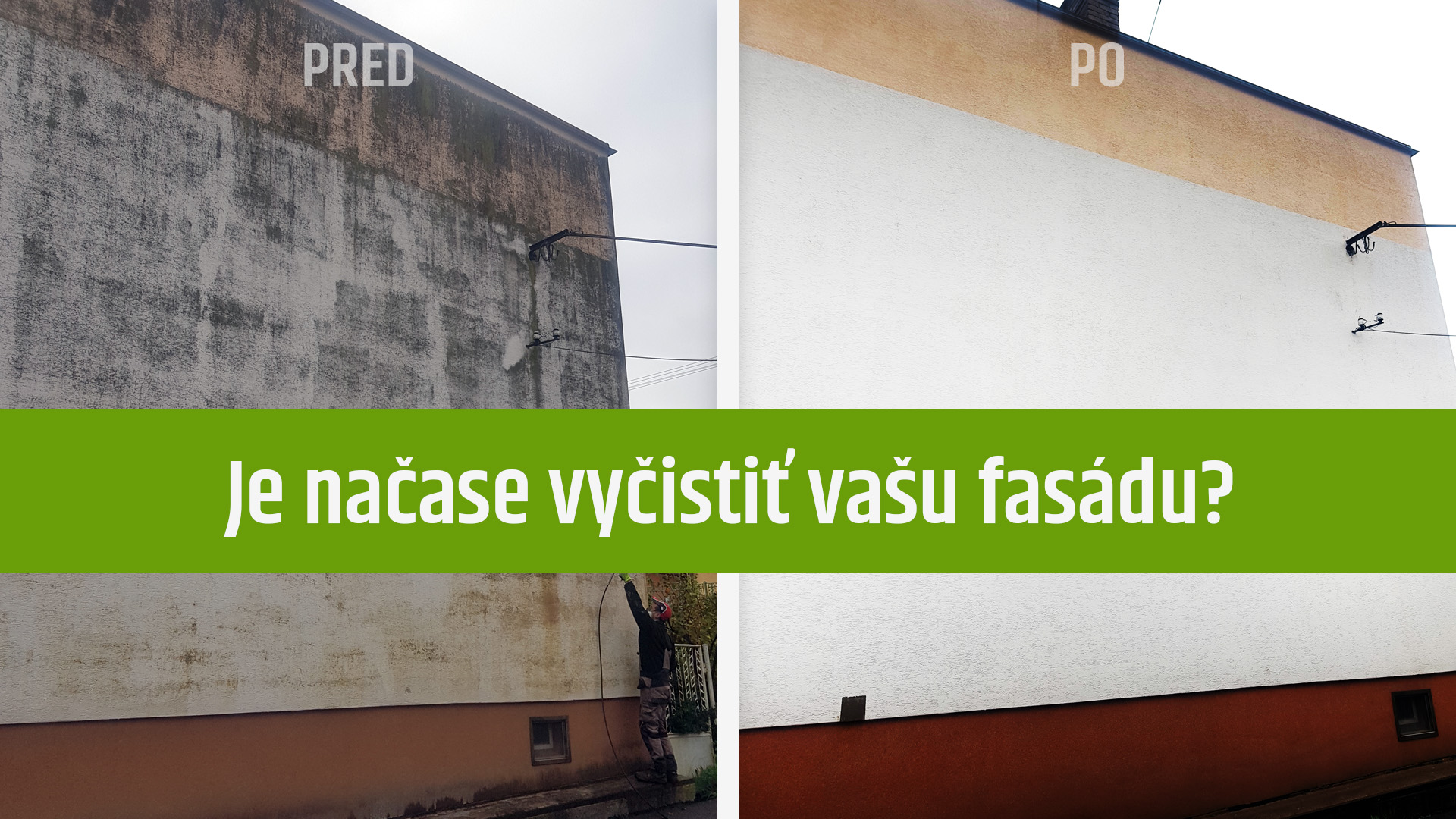 Homlokzattisztítás és nano impregnálás