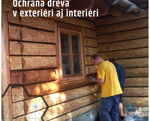 náter a nanoochrana zrubu