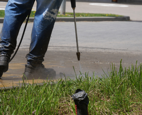 čistenie zámkovej dlažby Vysoká nad Kysucou