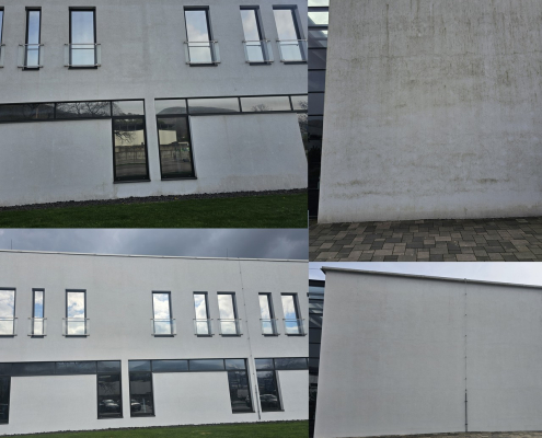 Chémia na čistenie fasády