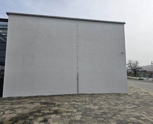 A megfelelő kémia a homlokzat tisztításához - Isokor és MM Aréna