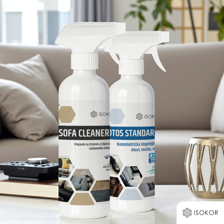 Isokor Sofa Set - Készítmény szőnyegek és kárpitozott bútorok tisztítására és impregnálására