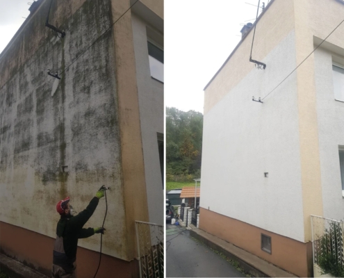 Isokor Facade Professional - Univerzális tisztítószer homlokzatokhoz, burkolatokhoz és tetőkhöz.